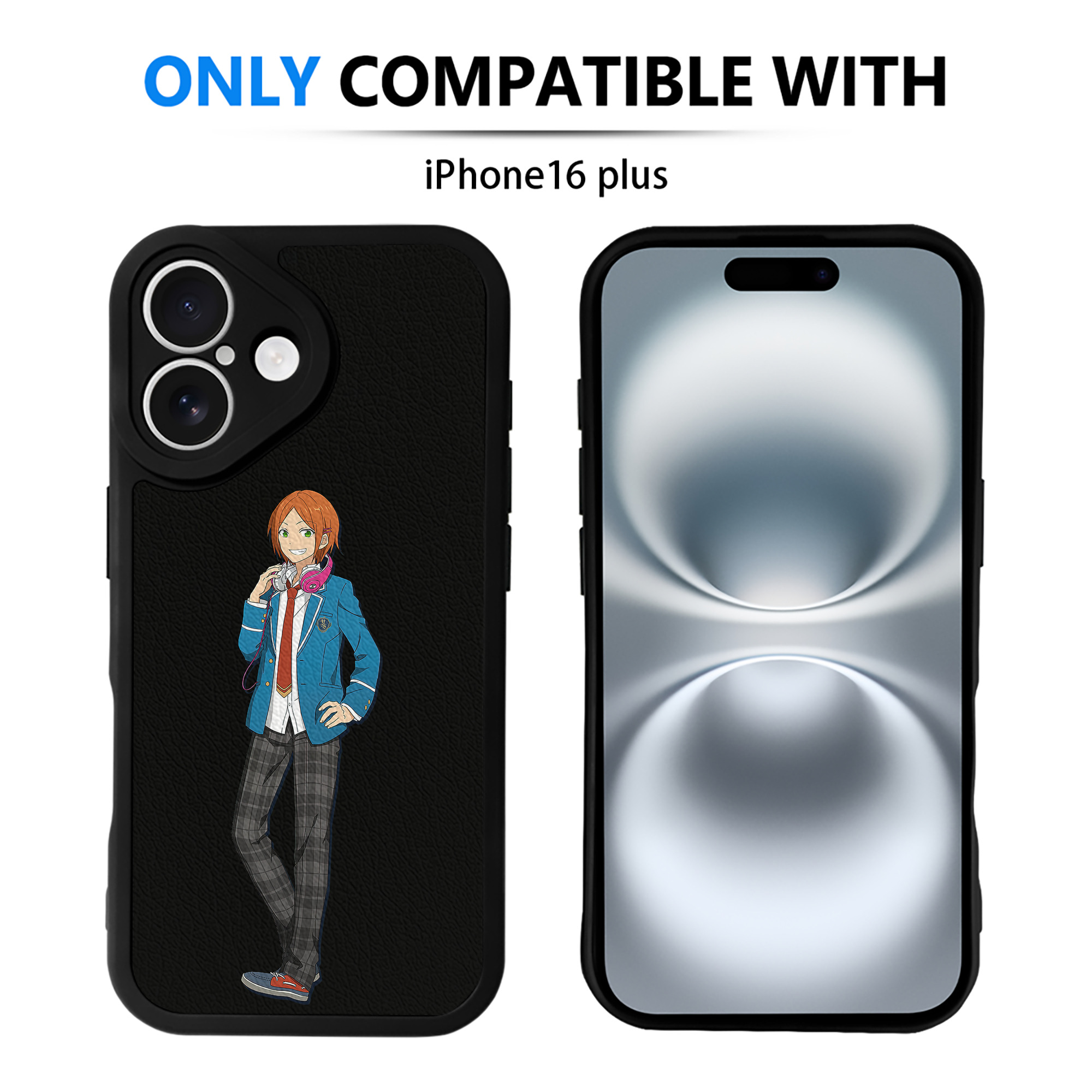 （画像用） あんさんぶるスターズ! Ensemble Stars 【iPhone 16シリーズ対応】シリコンスマホケース（レザー調） 材質：シリコン